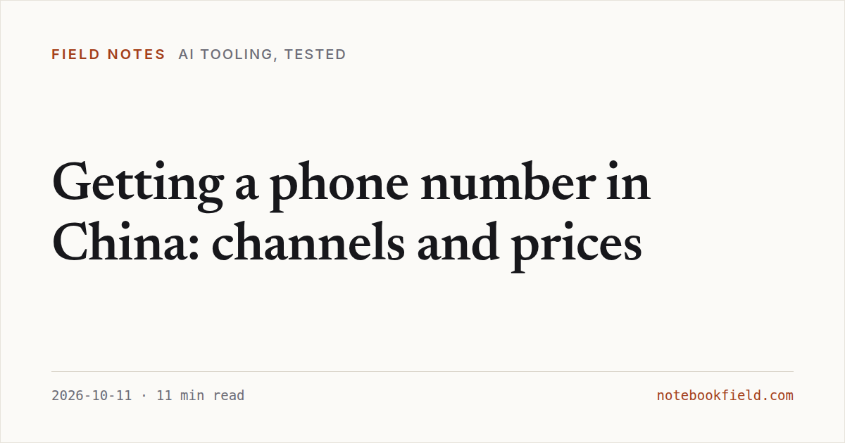 Card for “Getting a phone number in China: channels and prices”